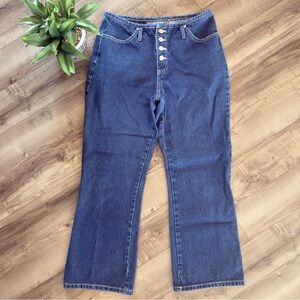 Vintage Y2K No Boundaries flare button fly denim jeans size 13